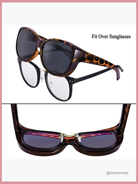 Polarized Oversized Wrap Around Shield Sunglasses Fit Over Glasses main image 4